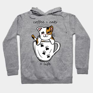 coffee cat Hoodie